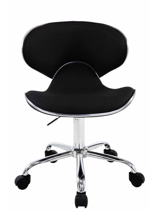 Arbejdsskammel Las Vegas V2 stof, sort