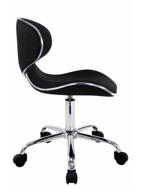 Arbejdsskammel Las Vegas V2 stof, sort