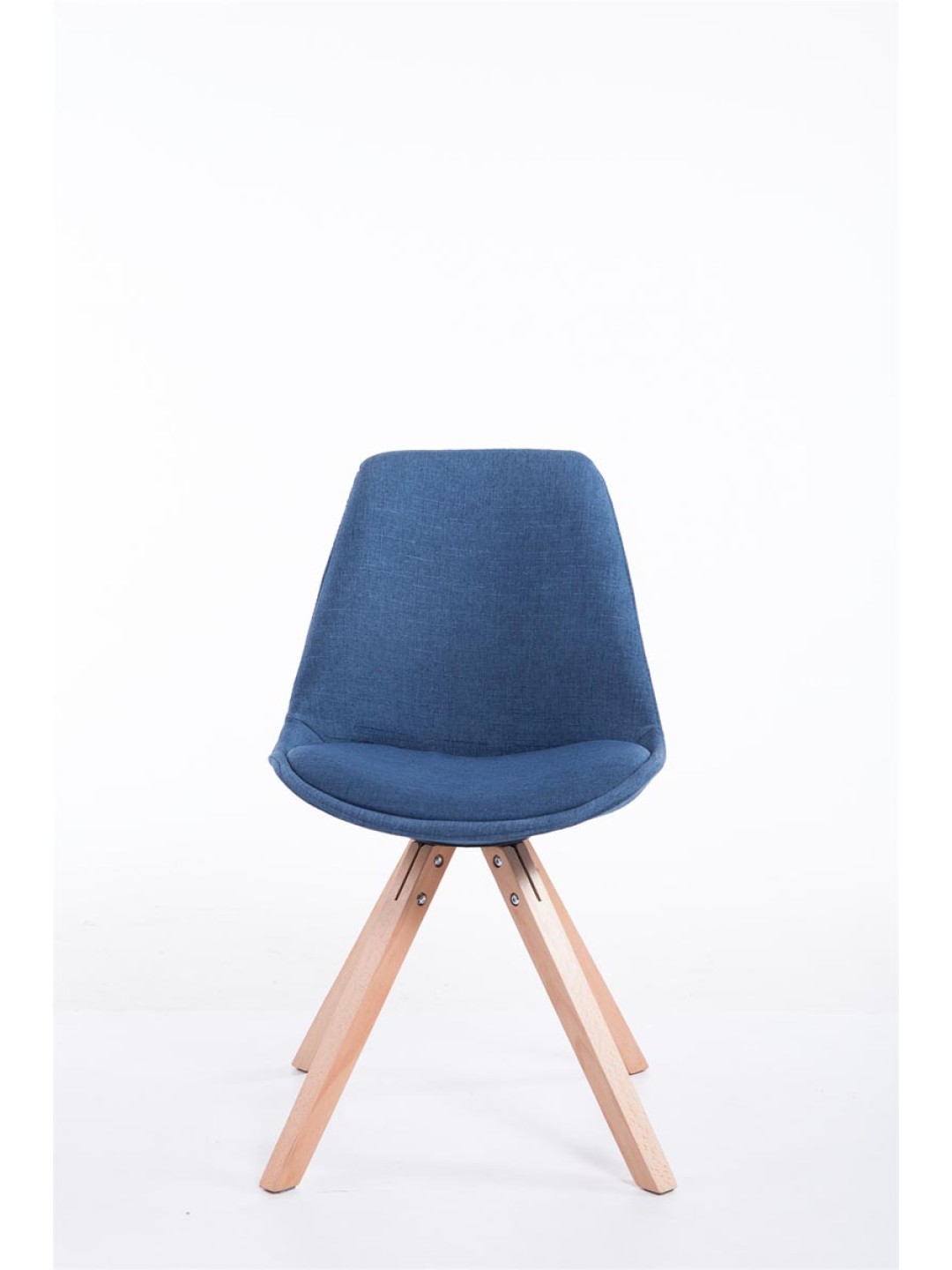 Besøgsstol Toulouse stof Natura Square, blå