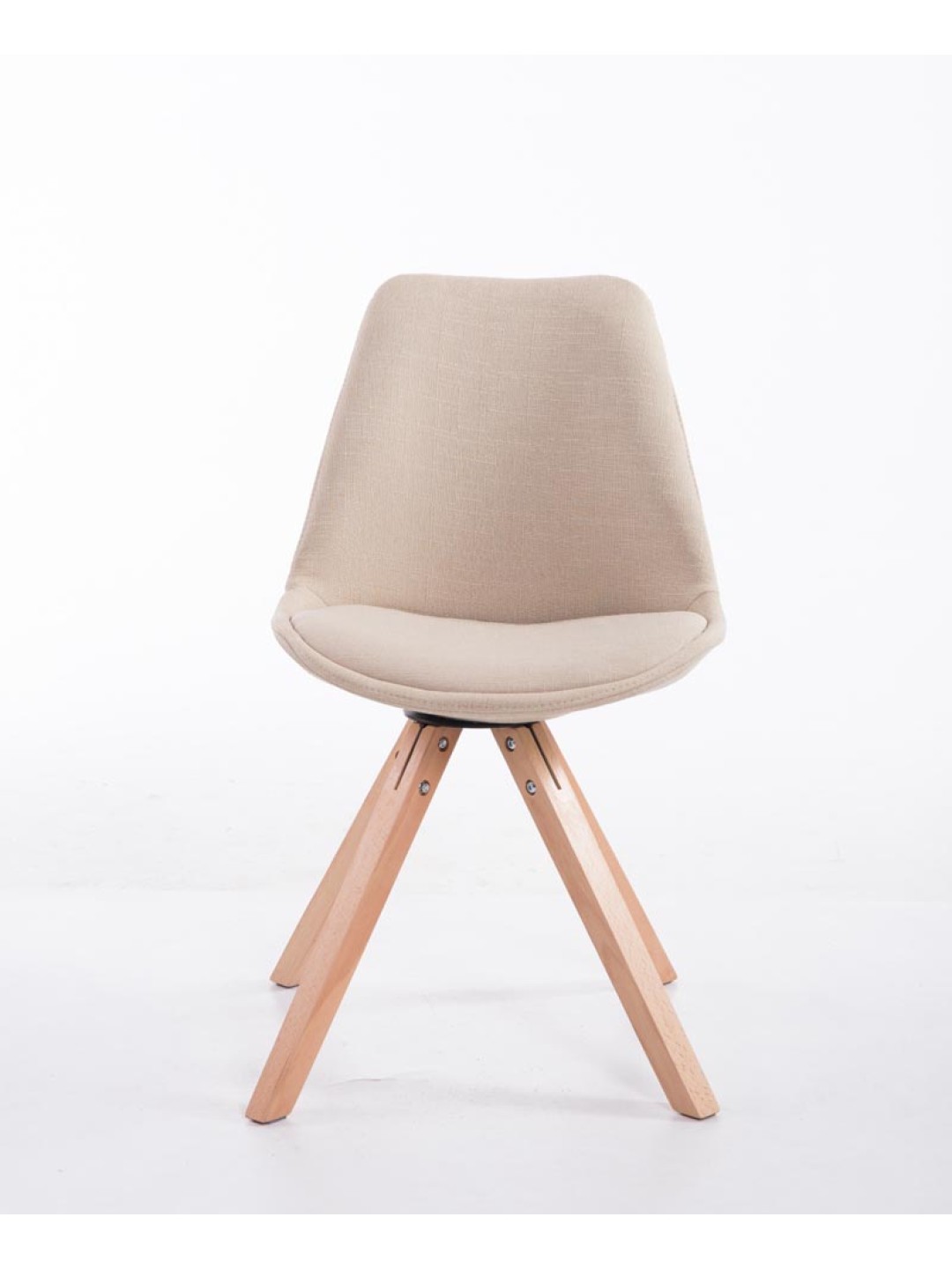 Besøgsstol Toulouse stof Natura Square, creme