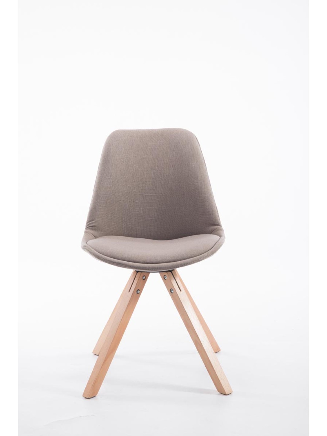 Besøgsstol Toulouse stof Natura Square, taupe