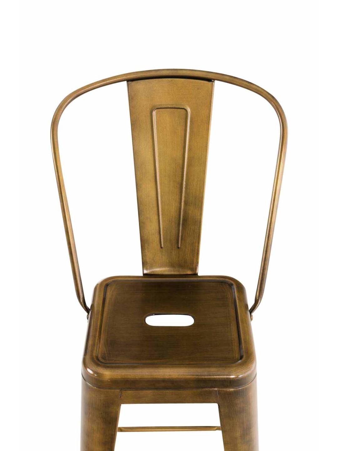 Sæt med 2 barstole Aiden, guld