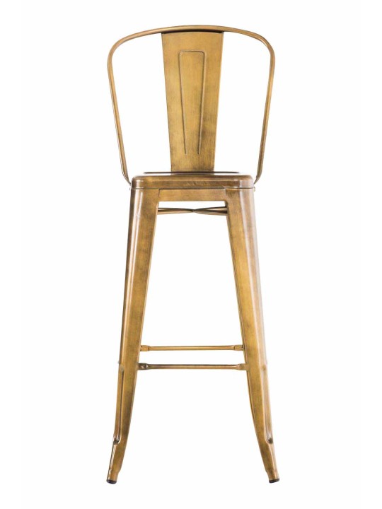 Sæt med 2 barstole Aiden, guld Sæt med 2 barstole Aiden, guld