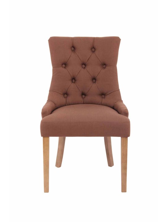 Spisestuestol Aberdeen stof antik-lys, brun Spisestuestol Aberdeen stof antik-lys, brun