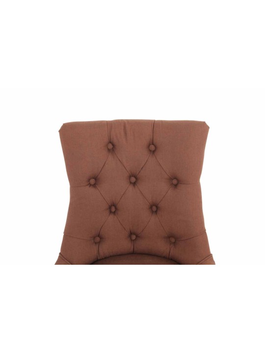 Spisestuestol Aberdeen stof antik-lys, brun Spisestuestol Aberdeen stof antik-lys, brun