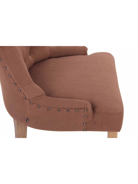 Spisestuestol Aberdeen stof antik-lys, brun Spisestuestol Aberdeen stof antik-lys, brun