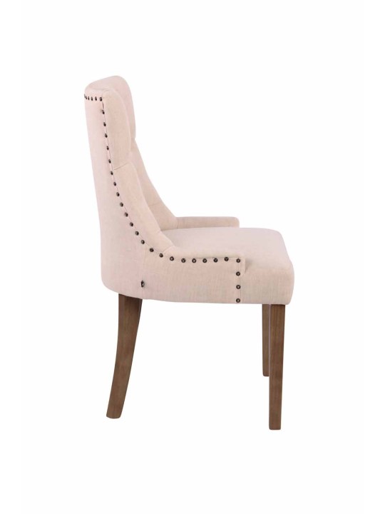 Spisestuestol Aberdeen stof antik-lys, creme Spisestuestol Aberdeen stof antik-lys, creme