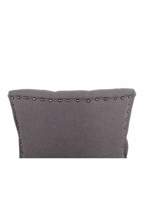 Spisestuestol Aberdeen stof antik-lys, mørkegrå Spisestuestol Aberdeen stof antik-lys, mørkegrå