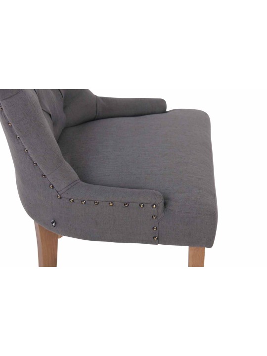 Spisestuestol Aberdeen stof antik-lys, mørkegrå Spisestuestol Aberdeen stof antik-lys, mørkegrå