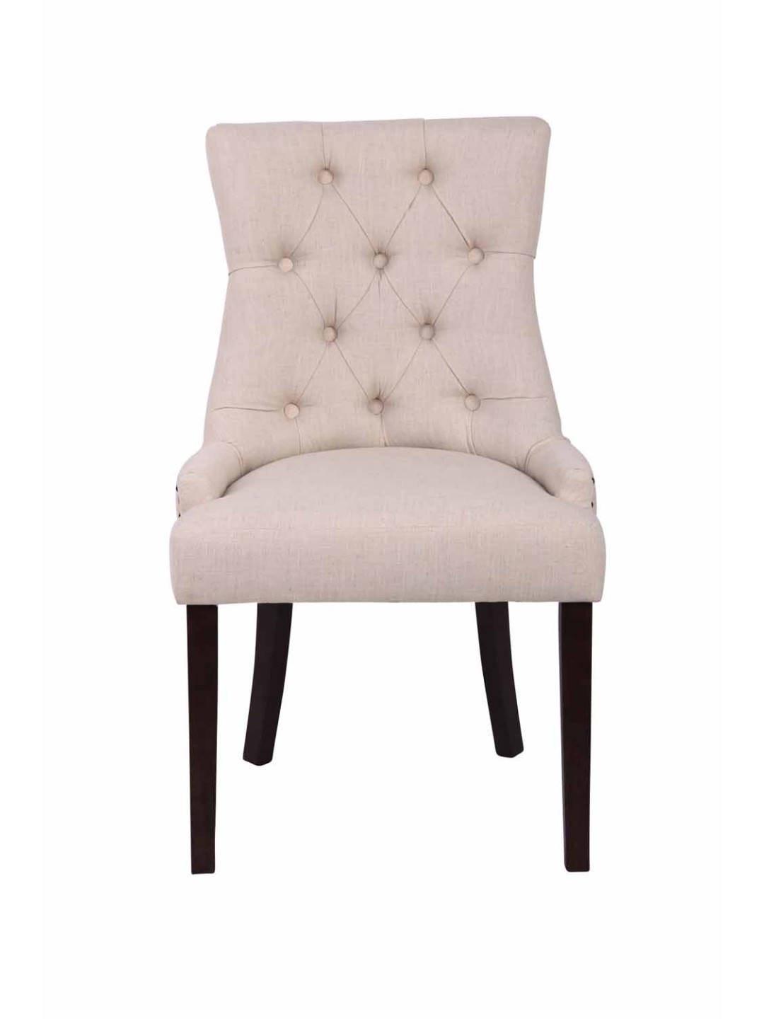 Spisestuestol Aberdeen stof antik, creme