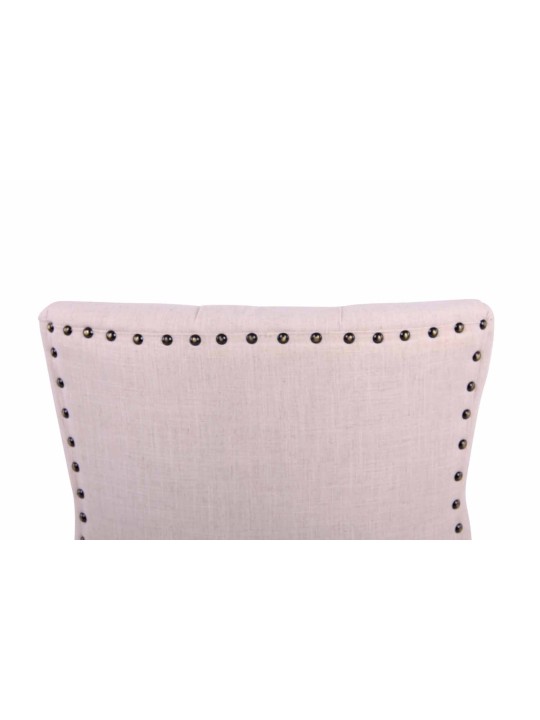 Spisestuestol Aberdeen stof antik, creme