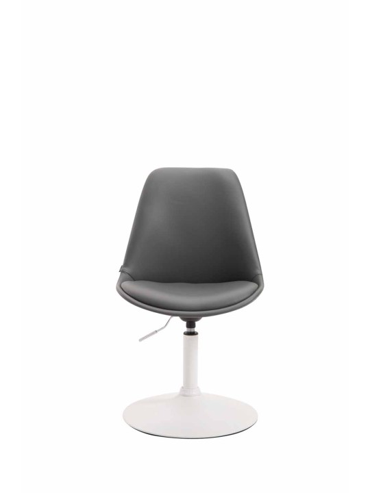 Stol Maverick W imiteret læder, grå