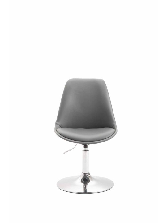 Stol Maverick C imiteret læder, grå