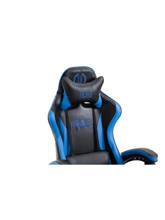 Kontorstol Ignite imiteret læder, sort/blå Kontorstol Ignite imiteret læder, sort/blå