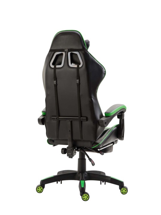 Kontorstol Ignite imiteret læder, sort/grøn Kontorstol Ignite imiteret læder, sort/grøn