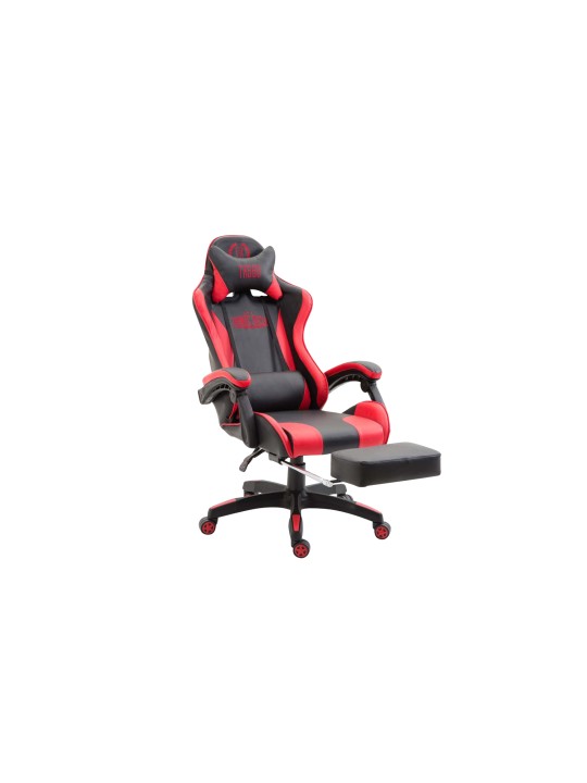 Kontorstol Ignite imiteret læder, sort/rød Kontorstol Ignite imiteret læder, sort/rød