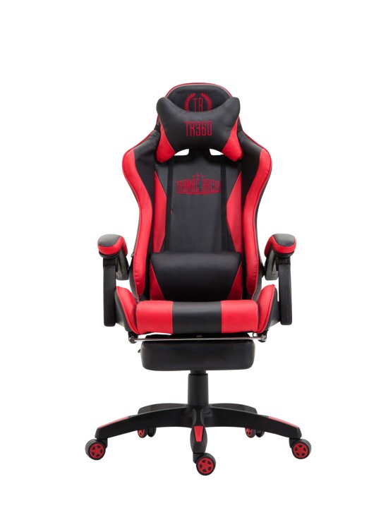 Kontorstol Ignite imiteret læder, sort/rød Kontorstol Ignite imiteret læder, sort/rød