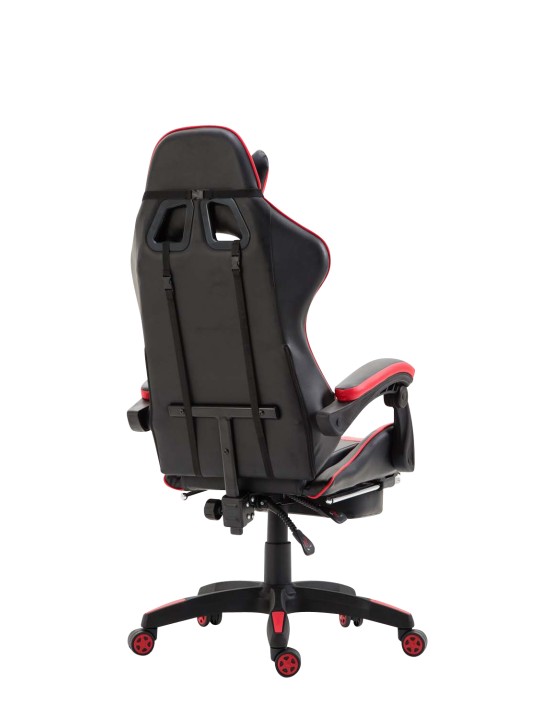 Kontorstol Ignite imiteret læder, sort/rød Kontorstol Ignite imiteret læder, sort/rød