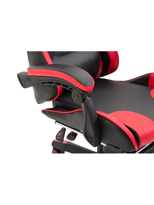 Kontorstol Ignite imiteret læder, sort/rød Kontorstol Ignite imiteret læder, sort/rød