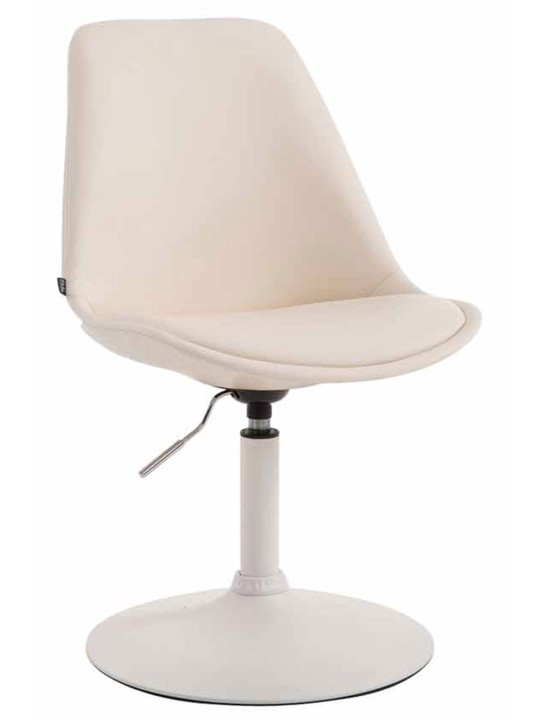 Stol Maverick W imiteret læder, creme