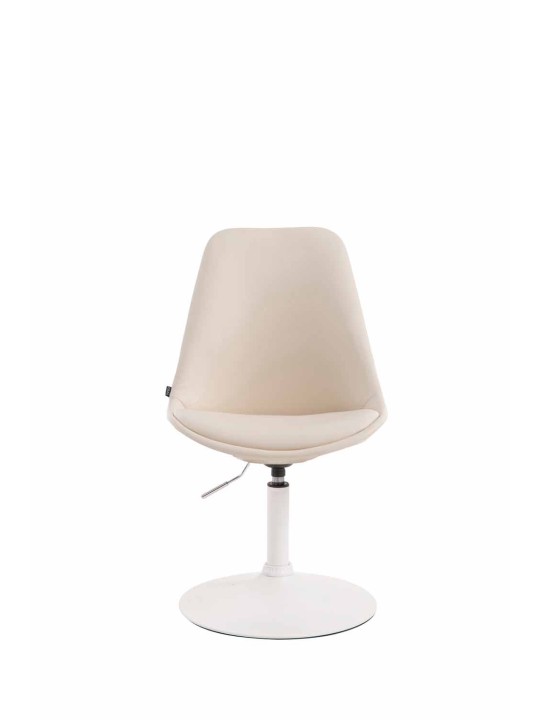 Stol Maverick W imiteret læder, creme