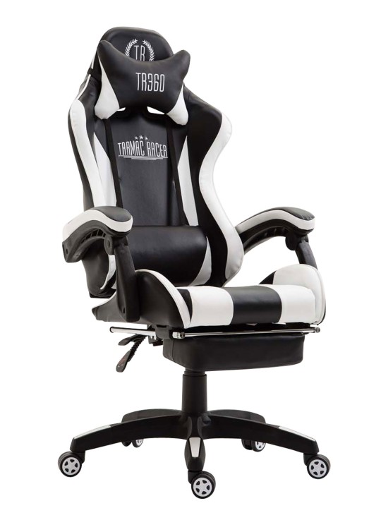 Kontorstol Ignite imiteret læder, sort/hvid Kontorstol Ignite imiteret læder, sort/hvid