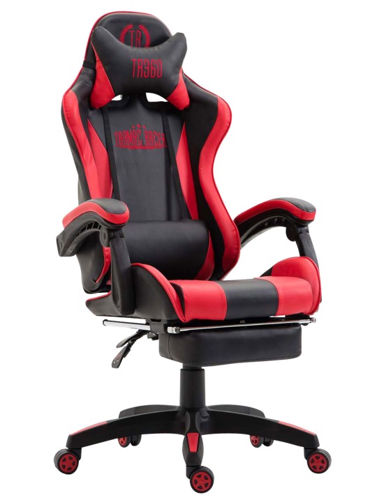 Kontorstol Ignite imiteret læder, sort/rød Kontorstol Ignite imiteret læder, sort/rød