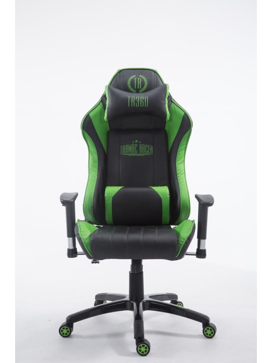 Racing kontorstol Shift X2 kunstlæder uden fodstøtte, sort/grøn Racing kontorstol Shift X2 kunstlæder uden fodstøtte, sort/grøn