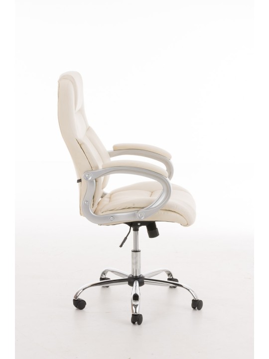 Kontorstol BIG Apollo imiteret læder V2, creme