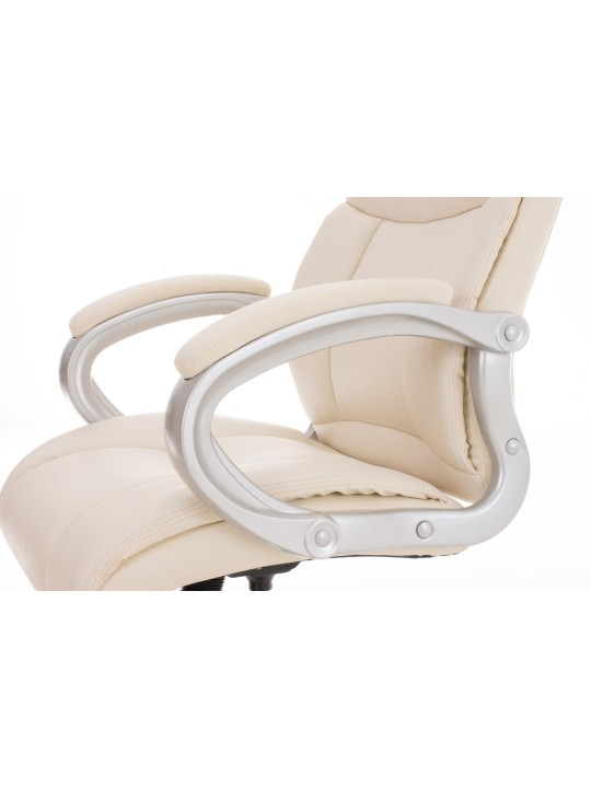Kontorstol BIG Apollo imiteret læder V2, creme