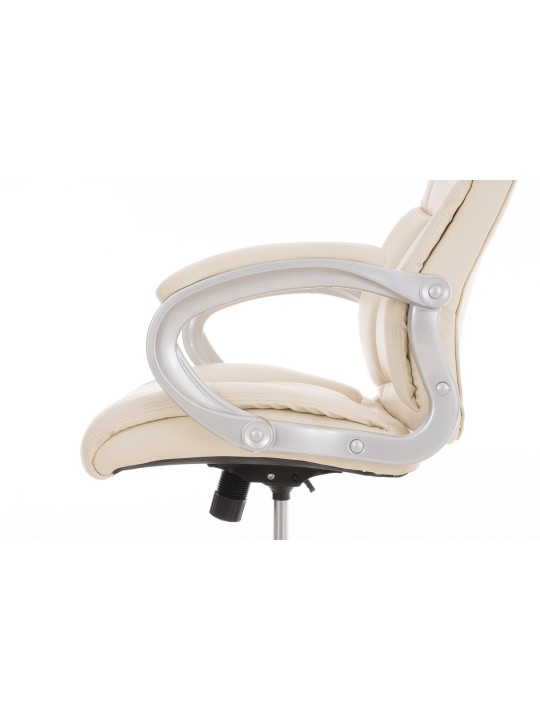 Kontorstol BIG Apollo imiteret læder V2, creme