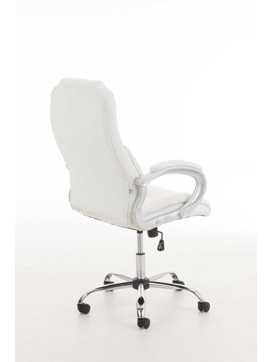 Kontorstol BIG Apollo imiteret læder V2, hvid