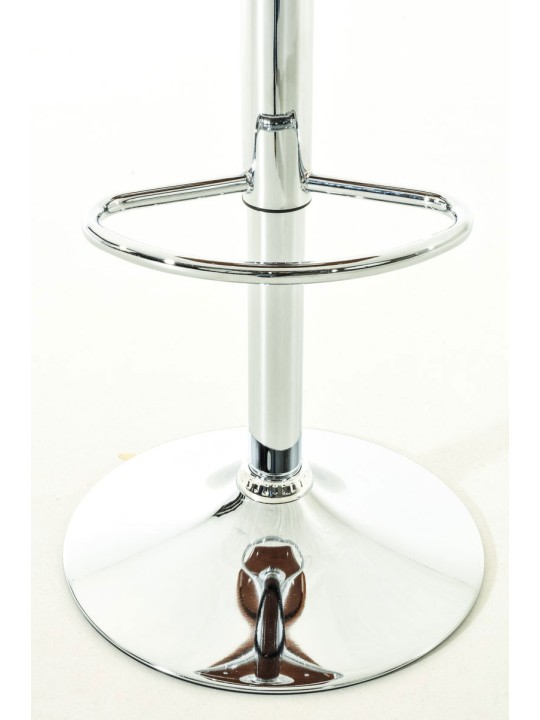 Sæt med 2 barstole Kingston C imiteret læder, natur/hvid