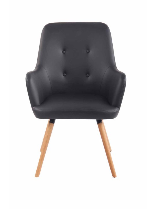 Liggestol Aarhus kunstlæder natur, sort