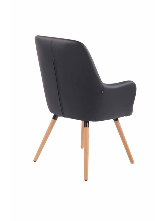 Liggestol Aarhus kunstlæder natur, sort