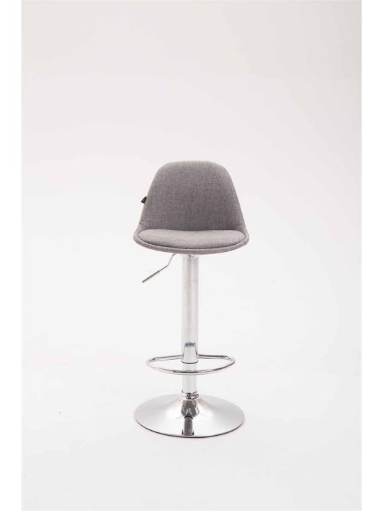 Sæt med 2 barstole Kiel stof, grå