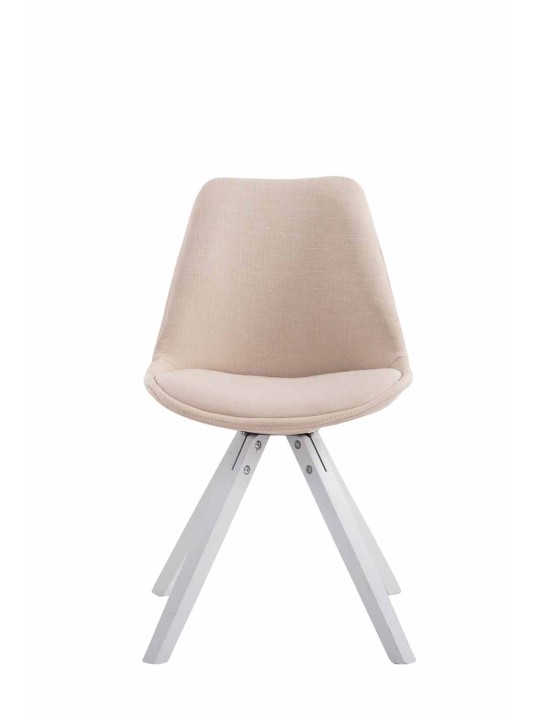 Besøgsstol Toulouse stof Firkantet, creme Besøgsstol Toulouse stof Firkantet, creme