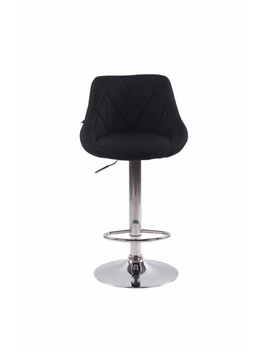 Sæt med 2 barstole Lazio stof C, sort