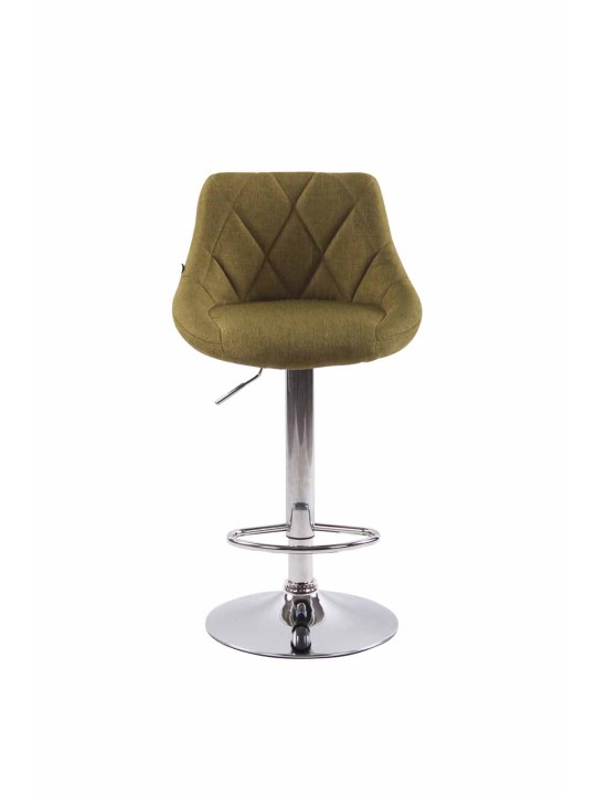 Sæt med 2 barstole Lazio stof C, grøn