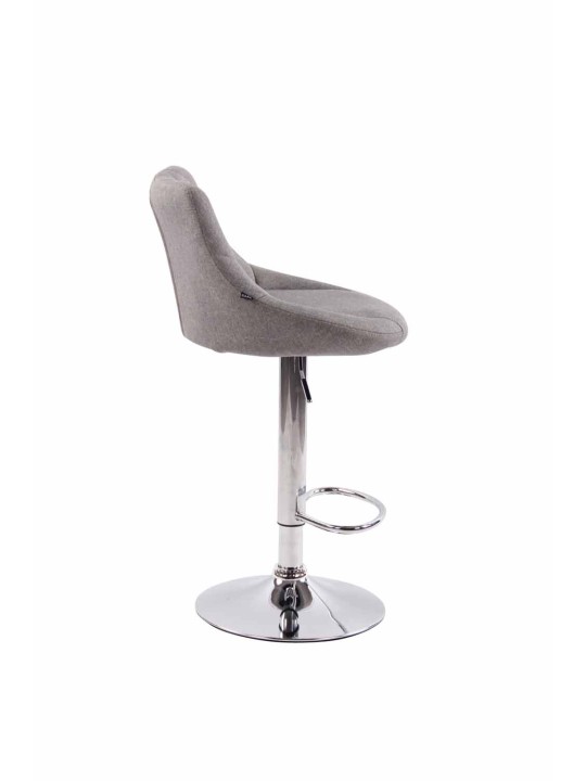 Sæt med 2 barstole Lazio stof C, grå