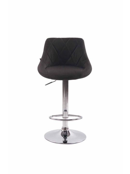 Sæt med 2 barstole Lazio stof C, mørkegrå