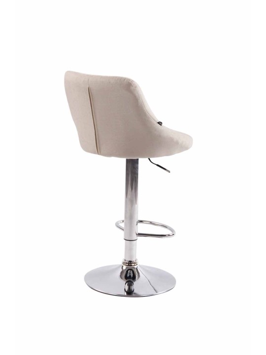 Sæt med 2 barstole Lazio stof C, creme