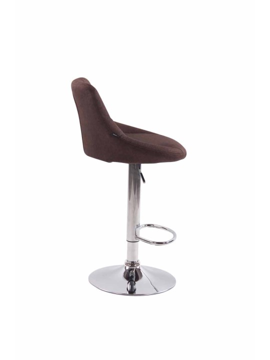 Sæt med 2 barstole Lazio stof C, brun