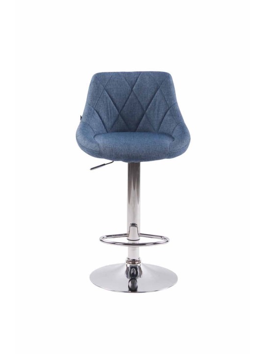 Sæt med 2 barstole Lazio stof C, blå