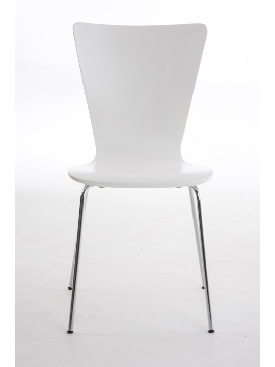 Sæt med 2 besøgende stol Aaron, hvid