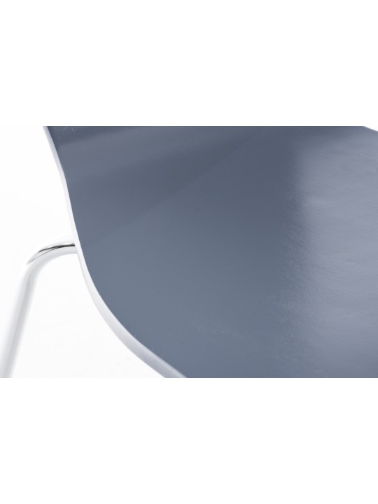 Sæt med 2 besøgende stol Aaron, grå