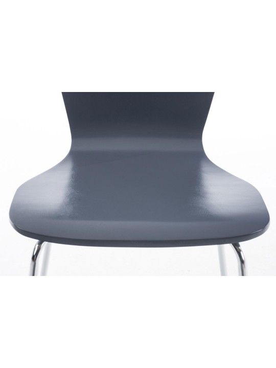 Sæt med 2 besøgende stol Aaron, grå