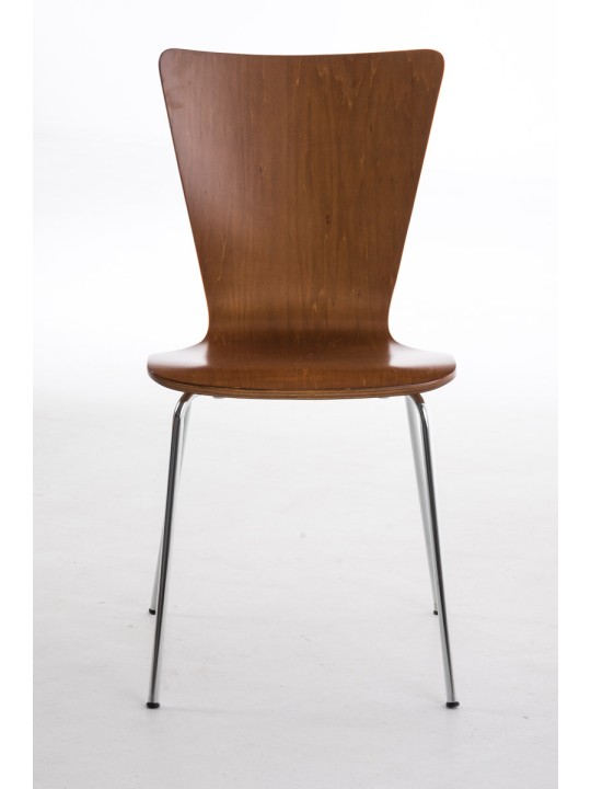 Sæt med 2 besøgende stol Aaron, brun