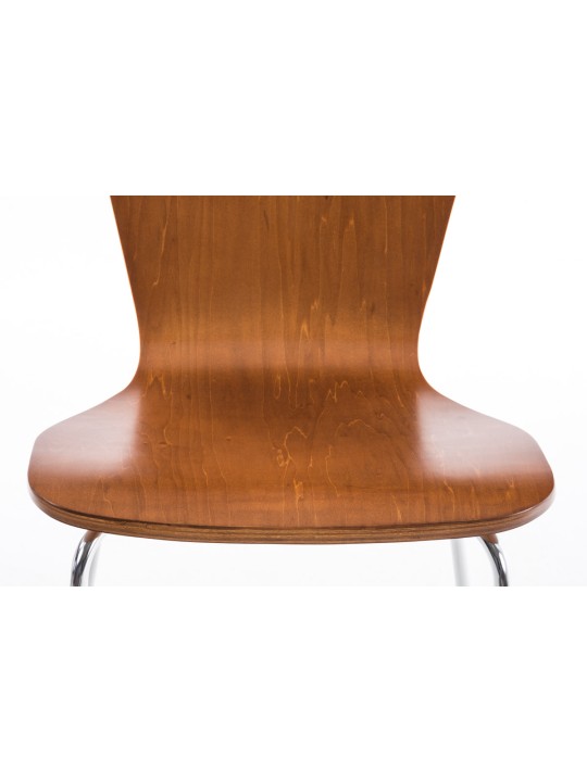 Sæt med 2 besøgende stol Aaron, brun