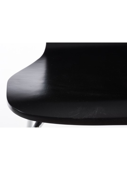 Sæt med 2 besøgende stol Aaron, sort